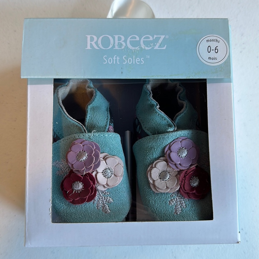 Robeez Soft Soles Shoes 0-6mos